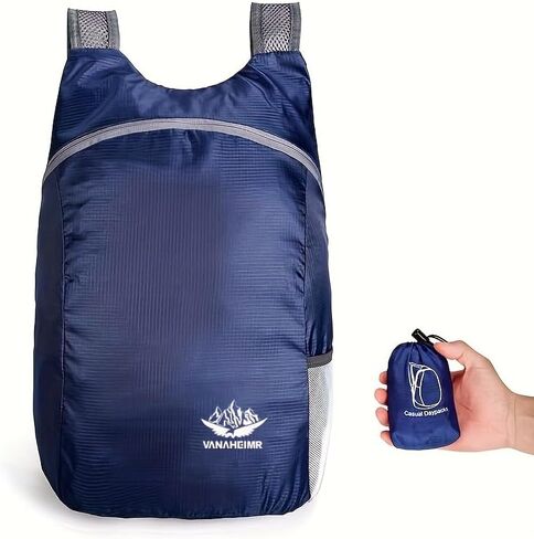 1PC Lightweight and Portable Foldable Multi - purpose Backpack for Outdoor Activities (Black) in Kuwait