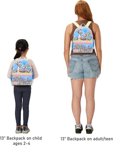 Kanga and Roo Mini Backpack Set - Bundle with 13" Winnie the Pooh Small Backpack Plus Button | Disney Kanga and Roo Mini Bag for Women, Teens, Girls in Kuwait