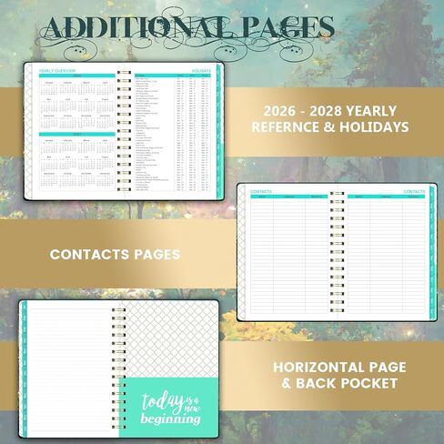 Planner 2024-2025 - Jul. 2024 - Jun. 2025, 2024-2025 Planner, 8" x 10", Academic Planner 2024-2025 with Tabs + Flexible Cover - Moon Floral in Saudi Arabia