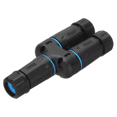 Waterproof RJ45 Coupler, Female to Female 1 in 2 Out Splitter Waterproof IP68 Ethernet Outdoor LAN Cable Connector for Cat5/Cat5e/Cat6/Cat7/Cat8 in Kuwait