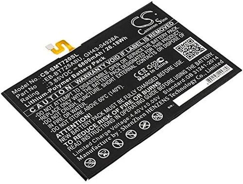 6800mAh Battery for Galaxy Tab S5e, Galaxy Tab S5e 10.5, Galaxy Tab S5e 10.5 2019, Galaxy Tab S5e LTE, Galaxy Tab S5e WiFi, SM-T720, SM-T725 PN: EB-BT725ABU, GH43-04928A in Kuwait