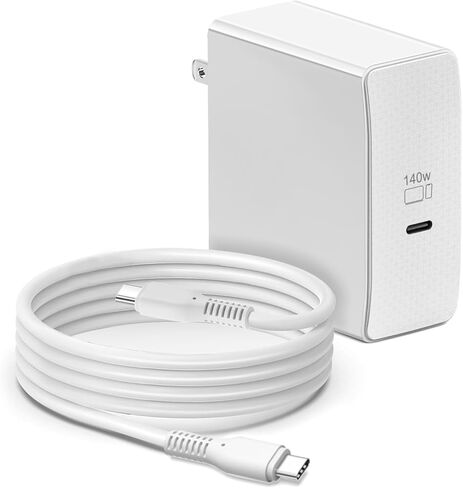 شاحن USB C 140 وات 28V5A GaN PD3.1 لجهاز Mac Book Pro Air 16 بوصة 15 بوصة 14 بوصة M4 M3، Anker 737 Power Bank A1289 Anker Prime 27 Power Bank A1340، eero PoE، Msi AI محول الكمبيوتر المحمول للألعاب ADP-140AB B in Kuwait