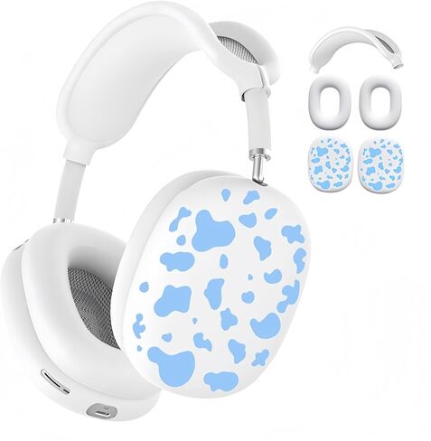 حافظة متوافقة مع AirPods Max 2 & AirPods Max، حافظة وسادة الأذن/أكواب الأذن/غطاء عصابة الرأس لـ AirPod Max(2026/2024/2020)، واقي ملحقات سماعات الرأس Cartoon Spider لـ AirPods Max in Kuwait