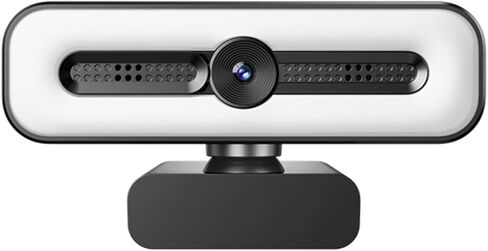 High Definition 1080 FHD Webcam, USB Computer Camera with Microphone, Fill Light and Privacy Cover for Video Calling, Meetings, Desktop Streaming and livestreaming in Kuwait