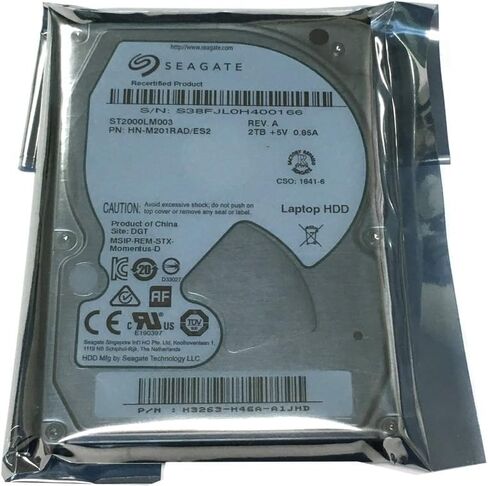 Seagate M9T 2TB 5400RPM 32MB Cache SATA III (6.0Gb/s) 9.5mm 2.5" Internal Notebook Hard Drive (Renewed) in Kuwait