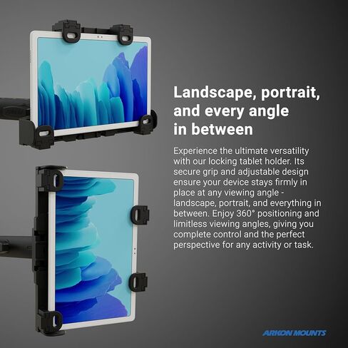 ARKON Mounts Robust Locking Headrest Tablet Mount for iPad Air 2 iPad Pro iPad in Kuwait