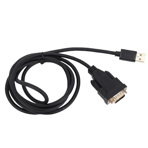 Qinlorgo USB 2.0 إلى RS232 DB9 كابل تسلسلي ذكر، كابل أساسي نحاسي معلب بطول 3.93 قدم، توصيل وتشغيل تسلسلي لـ 11 10 8 7 XP OS X، وسجلات النقد وأجهزة CNC in Kuwait