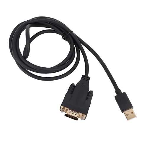 Qinlorgo USB 2.0 إلى RS232 DB9 كابل تسلسلي ذكر، كابل أساسي نحاسي معلب بطول 3.93 قدم، توصيل وتشغيل تسلسلي لـ 11 10 8 7 XP OS X، وسجلات النقد وأجهزة CNC in Kuwait