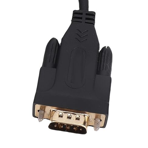 Qinlorgo USB 2.0 إلى RS232 DB9 كابل تسلسلي ذكر، كابل أساسي نحاسي معلب بطول 3.93 قدم، توصيل وتشغيل تسلسلي لـ 11 10 8 7 XP OS X، وسجلات النقد وأجهزة CNC in Kuwait