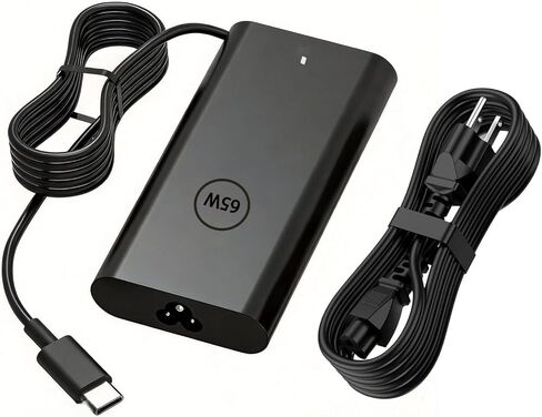 65W USB C Laptop Charger Compatible with Dell Pro 13 14 16 Plus PB13250 PB16250 PB14250, Pro 14 16 PC14250 PC14255, 13 14 Premium PA13250 PA14250, Rugged 13 14 RA13250 RB14250 Power Cord Adapter in Kuwait
