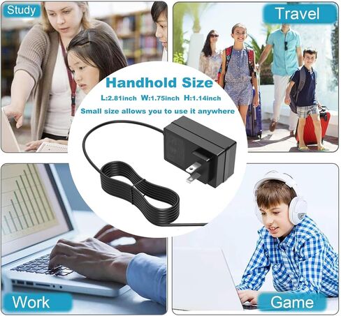محول تيار متردد/تيار مستمر 12 فولت مدرج في قائمة UL متوافق مع Morostron LeadBook T15 16 بوصة 8 جيجابايت DDR 256 جيجابايت SSD، LeadBook 15.6 بوصة 14 بوصة T6 T9 T11 T7 Pro Plus شاشة لمس محمولة للكمبيوتر المحمول شاحن سلك إمداد الطاقة in Kuwait