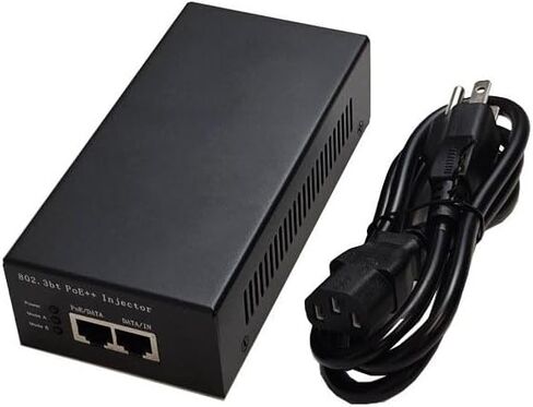 TP-POE++ 10G - 56V 10G 4Pair PoE++ حاقن، 60 وات، مع سلك طاقة أمريكي in Kuwait