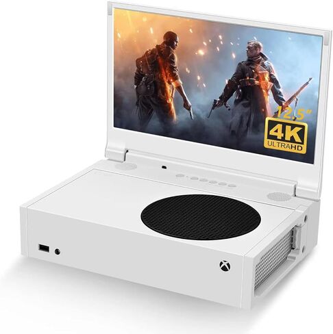 شاشة G-STORY المحمولة مقاس 12.5 بوصة لشاشة Xbox Series S 4K المحمولة للألعاب وشاشة IPS لسلسلة Xbox S (غير متضمنة) مع اثنين من HDMI وHDR وشاشة عرض وضع اللعب Freesync (4K لـ Xbox Series S) in Kuwait
