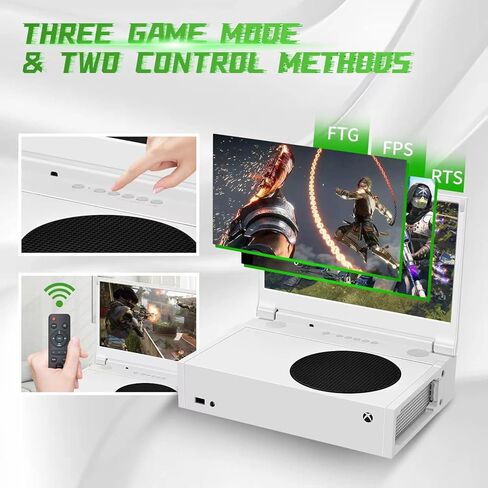 شاشة G-STORY المحمولة مقاس 12.5 بوصة لشاشة Xbox Series S 4K المحمولة للألعاب وشاشة IPS لسلسلة Xbox S (غير متضمنة) مع اثنين من HDMI وHDR وشاشة عرض وضع اللعب Freesync (4K لـ Xbox Series S) in Kuwait