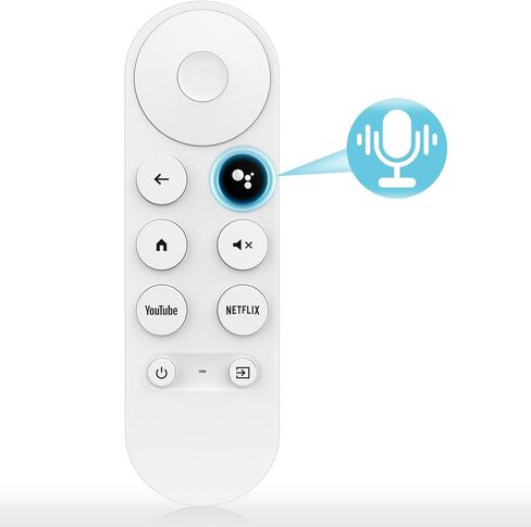 جهاز تحكم عن بعد صوتي من Amzpas لتلفزيون Google Chromecast 4K Snow TV، جهاز تحكم عن بعد بديل G9N9N لعصا بث الثلج Google TV HD/4K، GA01409-US، GA01919-US، GA01920-US، GA01923-US، GA02463-US، GA02464-US in Kuwait