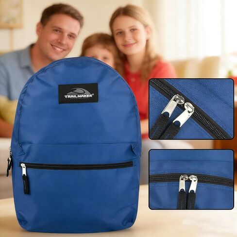 Lightweight Travel Backpack, Casual Daypack, Durable Commuter Bag, Adjustable Shoulder Straps, for Work, Hiking(Dark Blue) in Kuwait