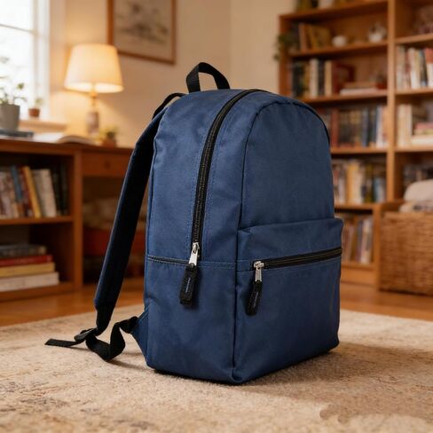 Lightweight Travel Backpack, Casual Daypack, Durable Commuter Bag, Adjustable Shoulder Straps, for Work, Hiking(Dark Blue) in Kuwait