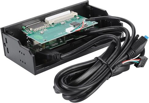 قارئ بطاقات USB 3.0 ذو 6 فتحات | لوحة قيادة داخلية متعددة الوظائف لسطح المكتب مقاس 5.25 بوصة in Kuwait