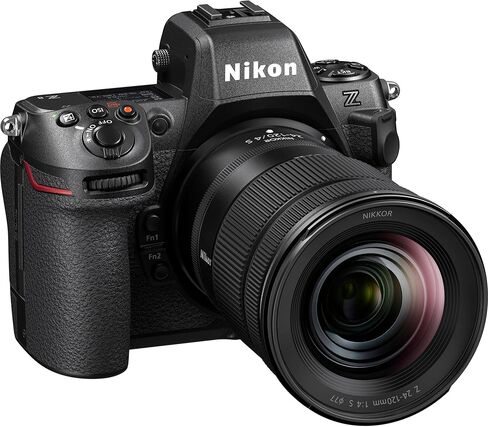 كاميرا Nikon Z8 احترافية كاملة الإطار بدون مرآة بدقة 8K للفيديو واللقطات الهجينة FX مع مجموعة عدسات NIKKOR Z مقاس 24-120 مم مع حقيبة كاميرا + حامل ثلاثي القوائم مرن لمدونات الفيديو + بطاقة ذاكرة UHS-II سعة 64 جيجابايت + المزيد in Kuwait