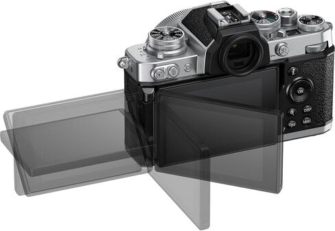 كاميرا Nikon Zfc مع عدسة مقاس 16-50 مم، حزمة فضية اللون بدقة 4K بدون مرآة بتنسيق DX مع حقيبة كاميرا + طقم تنظيف + حامل ثلاثي القوائم مرن لمدونات الفيديو + بطاقة ذاكرة سعة 64 جيجابايت + المزيد in Kuwait