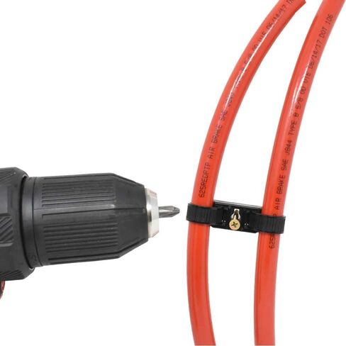 10 Pack of 19" Heavy Duty Double Loop Zip Ties With Screw Mount Center Hole in Kuwait