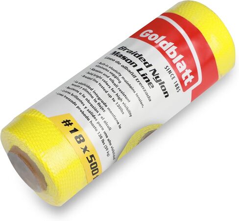 Goldblatt Mason Line, 500 Feet #18 Braided Nylon String, Perfect for Gardening or Masonry Tools in Saudi Arabia