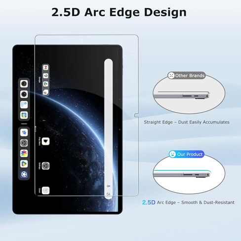 【عبوة من قطعتين】 واقي شاشة لجهاز الكمبيوتر اللوحي ALLDOCUBE Ultra Pad مقاس 13 بوصة - زجاج مقسى، صلابة 9H، مضاد للخدش، خالي من الفقاعات، شفاف عالي الدقة، سهل التركيب in Kuwait