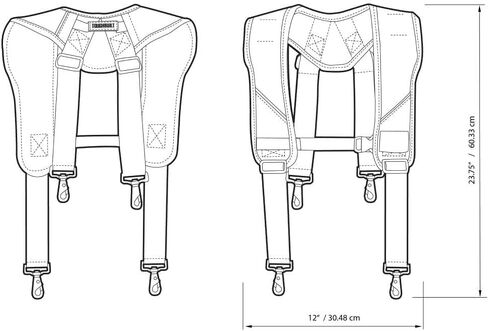 Toughbuilt CT-51P Pro Padded Suspenders in Saudi Arabia