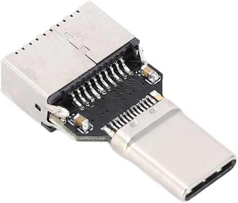 محول USB 3.0 من النوع C ذكر إلى النوع E أنثى - محول USB من النوع C بسرعة 20 جيجابت في الثانية للوحة الأمامية للكمبيوتر الشخصي، التوصيل والتشغيل in Kuwait