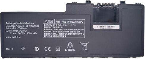 CF-VZSU0QR CF-VZSU0QW Laptop Battery Replacement for Panasonic ToughBook CF-20 Toughpad FZ-A2 CF-VZSU0QJS CF-VZSU0QK [11.4V 30Wh] in Kuwait