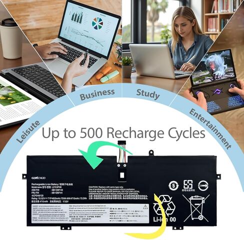 بطارية 15.52V 75Wh/4835mAh L21C4PH0 L21B4PH0 لأجهزة Lenovo IdeaPad Yoga 9-14IAP7 Type 82LU/ Yoga 9-14IRP8 Type 83B1 Series Notebook L21D4PH0 SB11D97143 SB11D97136 in Kuwait