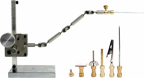 مجموعة أدوات إيقاف الحركة DIY - ذراع من الفولاذ المقاوم للصدأ مع 5 موصلات، دعم لحركة الشخصية، طول الذراع 25 سم، وسكة 16 سم in Kuwait