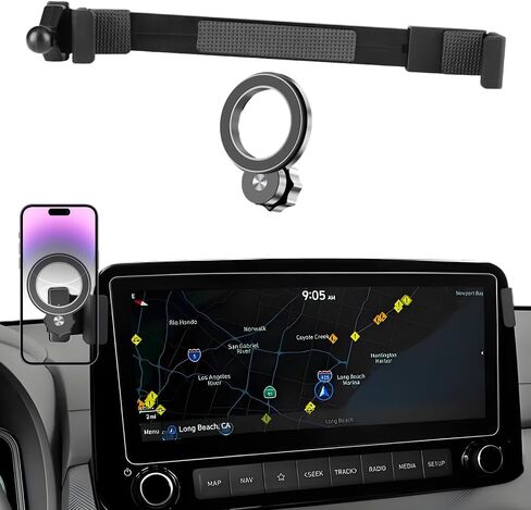 حامل هاتف مغناطيسي للسيارة Hyundai Kona 2018 2019 2020 2021 2022 2023 [شاشة لمس 10.25 بوصة] ملحقات السيارات أفضل حامل للهاتف الخلوي للهواتف المحمولة وشاشة شحن مغناطيسية in Kuwait