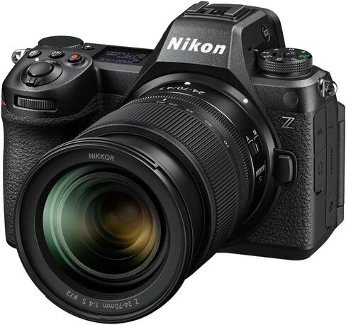 Nikon Z6 III Mirrorless Camera with 24-70mm f/4 S Lens 24.5MP 6K Video EXPEED 7 Full Frame Bundle with Replacement Battery + Cleaning Kit + 64GB Memory Card in Kuwait