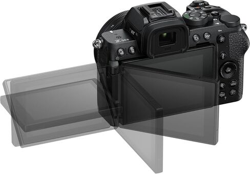 Nikon Z50 II Mirrorless Camera 4K60 DX with 2 Lens Kit 16-50mm and 50-250mm Bundle with Camera Bag + Cleaning Kit + Flexible Vlogging Tripod + 64GB UHS-II Memory Card + More in Kuwait