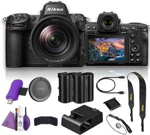Nikon Z8 45.7MP Mirrorless Camera Kit with 24-120mm f4 S Lens Bundle with Replacement Battery EN EL15C + Cleaning Kit + More in Kuwait