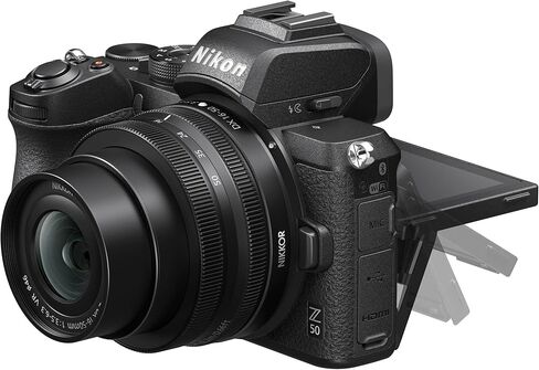 Nikon Z50 Mirrorless Camera Kit with 16-50mm and 50-250mm Zoom Lenses Bundle with Cleaning Kit + 64GB Memory Card in Kuwait