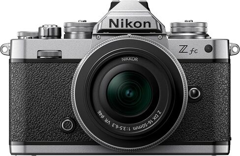 Nikon Zfc Mirrorless Camera 20.9MP DX 4K Video with 16-50mm Lens Silver Bundle with Cleaning Kit + 64GB Memory Card in Kuwait
