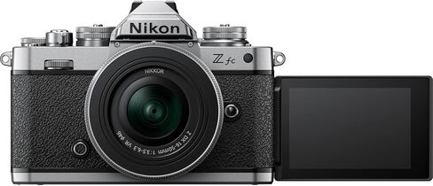 Nikon Zfc Mirrorless Camera 20.9MP DX 4K Video with 16-50mm Lens Silver Bundle with Cleaning Kit + 64GB Memory Card in Kuwait