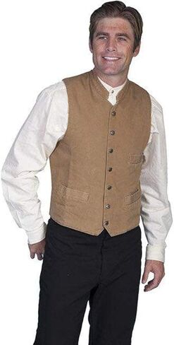 Scully Rangewear Men's Rangewear Standup Round Collar Vest in Saudi Arabia