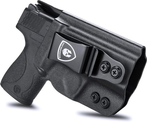 WARRIORLAND IWB Kydex Holster, Fits S&W M&P Shield Plus/Shield M2.0 / M1.0 (9mm/.40, 3.1" Barrel Only), Inside Waistband Appendix Concealed Carry, Adj. Cant & Retention, More Types for Option in Saudi Arabia