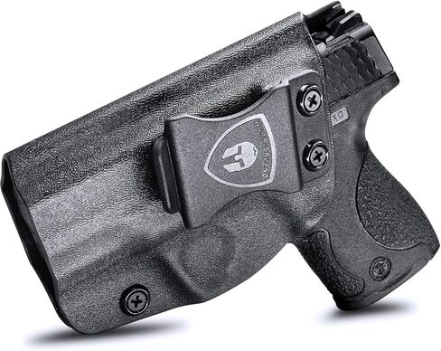 WARRIORLAND IWB Kydex Holster, Fits S&W M&P Shield Plus/Shield M2.0 / M1.0 (9mm/.40, 3.1" Barrel Only), Inside Waistband Appendix Concealed Carry, Adj. Cant & Retention, More Types for Option in Saudi Arabia