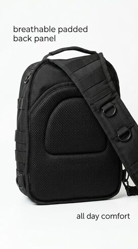 Concealed Carry Sling Bag for Men – Tactical Crossbody CCW Bag with Quick-Access Holster Compartment, Water-Resistant EDC Shoulder Bag for Travel, Hiking & Everyday Carry in Kuwait