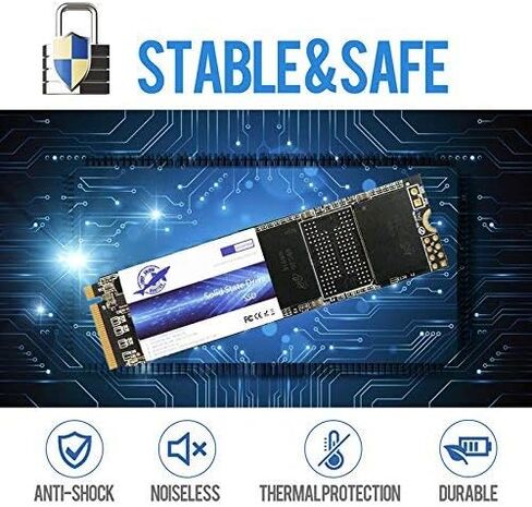 وحدة Dogfish SSD PCIE NVMe سعة 256 جيجابايت - كمبيوتر مكتبي Stato Solido Interne محمول Interno allo Stato Solido Drive Disk (M.2 PCIe NVMe 256GB) in Kuwait
