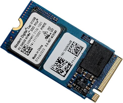 WD PC SN530 512GB M.2 PCI-e NVME SSD Internal Solid State Drive 42mm 2242 Form Factor for Laptop and Handheld Gaming in Kuwait