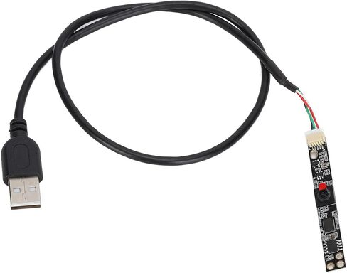 1 MP Camera Module with 2.8mm Fixed Focus Lens, USB 2.0 Webcam Board, 66° FOV HD OV9726 Sensor for Face Recognition, Drones, Robotics, Includes USB Cable in Kuwait