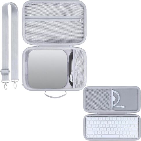 حافظة تخزين متوافقة مع كمبيوتر Apple Mac Studio M4 M3 M2 M1 Max/Ultra Desktop + حافظة لوحة مفاتيح Mini Magic in Kuwait