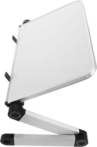 SUPVOX Adjustable Laptop Stand Riser Desktop Holder Height Increasing Computer Base for Office and Travel Use with Two-Section White Large Desktop Support in Kuwait
