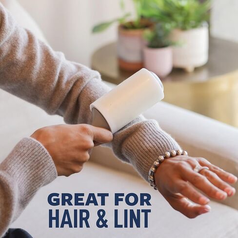 Scotch-Brite Lint Roller, Works Great on Pet Hair, Clothing, Furniture and More, 3 Rollers, 100 Sheets Per Roller (300 Sheets Total) in Saudi Arabia