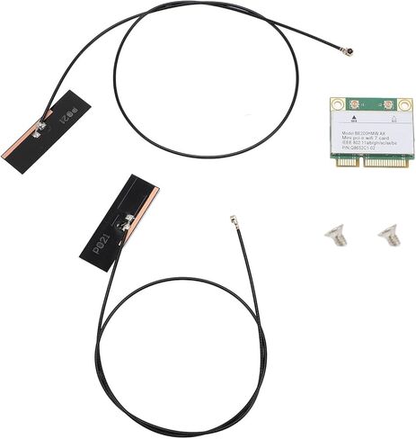 بطاقة Mini PCI E WiFi 7، بطاقة شبكة لاسلكية بسرعة 8774 ميجا بت في الثانية مع تقنية MU MIMO وBT 5 4، لنظام التشغيل PC (مع هوائي) in Kuwait